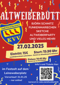 Plakat Altweiberbütt